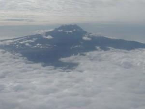 Kili- above the clouds